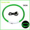USB Rechargeable LED Dog Collar — Night Safety Glow
