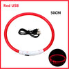 USB Rechargeable LED Dog Collar — Night Safety Glow