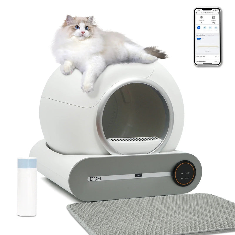 DOEL Self Cleaning Automatic Cat Litter Box With App WiFi