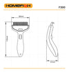 Self Cleaning Pet Hair Remover Brush for Dogs & Cats Grooming