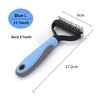 Cat Hair Removal Comb Dog Hair Removal Brush Stainless Steel Double Sided Pet Grooming Brush Removing Tangles Cat Accessories