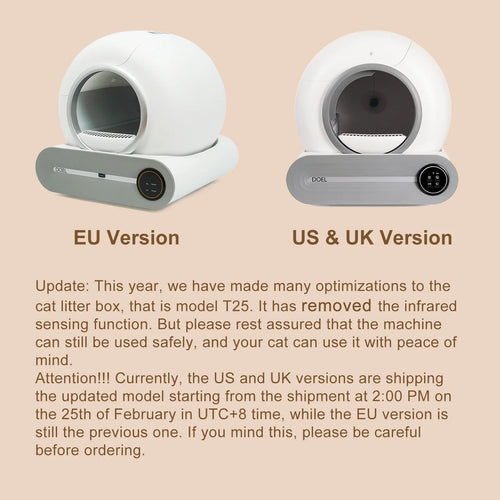 DOEL Self Cleaning Automatic Cat Litter Box With App WiFi